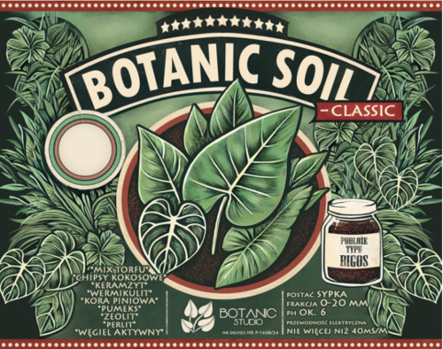 Botanic Soil Classic- BIGOS podłoże do monster, filodendronów epipremnum, alokazji i scindapsusów