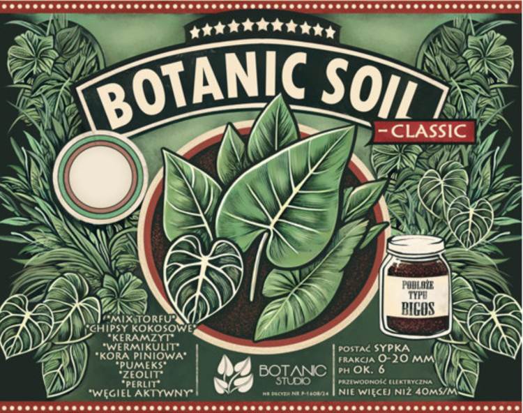Botanic Soil Classic- BIGOS podłoże do monster, filodendronów epipremnum, alokazji i scindapsusów