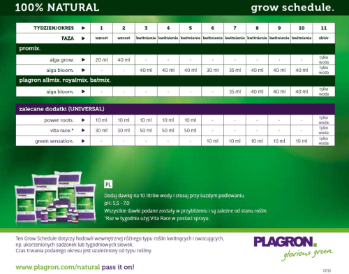 Nawóz organiczny Plagron alga grow | Na wzrost