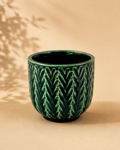 Osłonka ceramiczna zielona