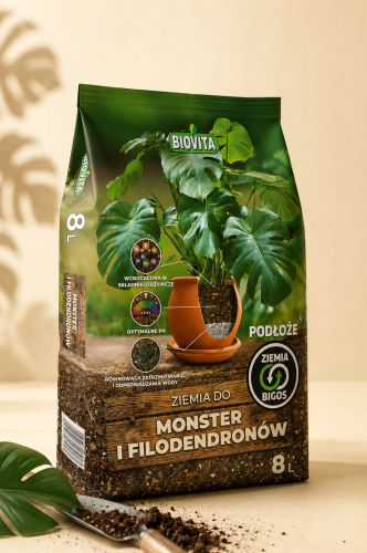 Ziemia BIGOS do monster i filodendronów BIOVITA