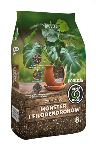 Ziemia BIGOS do monster i filodendronów BIOVITA