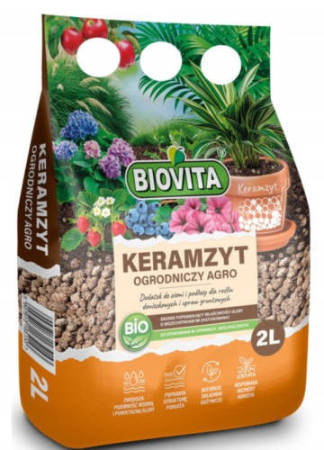 Biovita Keramzyt ogrodniczy Agro 2l 8-16mm BIOVITA